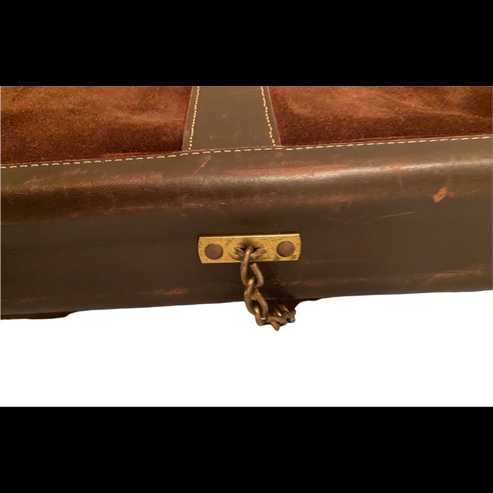 Neiman Marcus Suede/ leather Men Garment Bag - Picture 6 of 11
